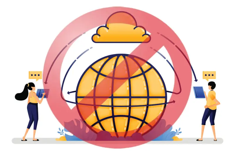 کند کردن اینترنت نشانه ضعف دولت هست