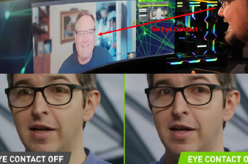 Nvidia اکنون می تواند چشمان شما را دنبال کند