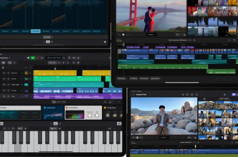 اپل برنامه Final Cut Pro و Logic Pro برای iPad اضافه کرد