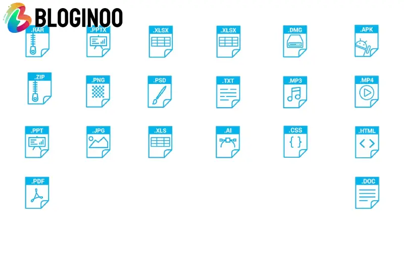 لیست پسوند فایل های پر استفاده (File Extensions List)